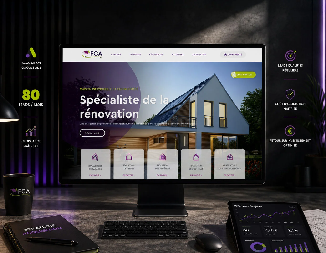 FCA, référencement payant & performance