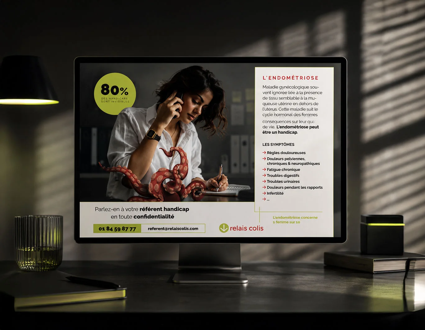 Relais Colis & Yumaincap, communication handicap