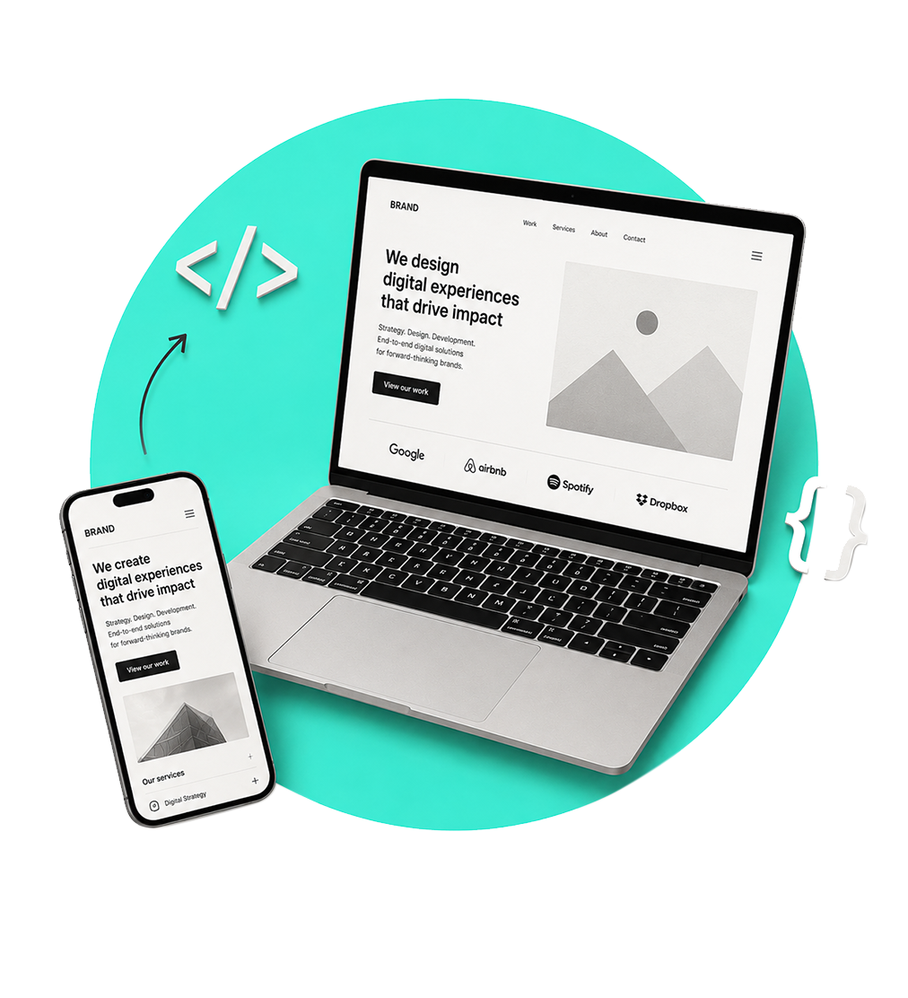Sites web et applications sur mesure, collage RJS
