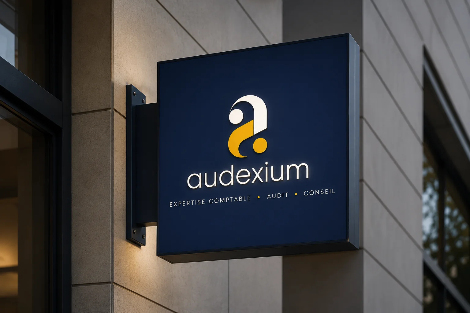 Enseigne extérieure Audexium