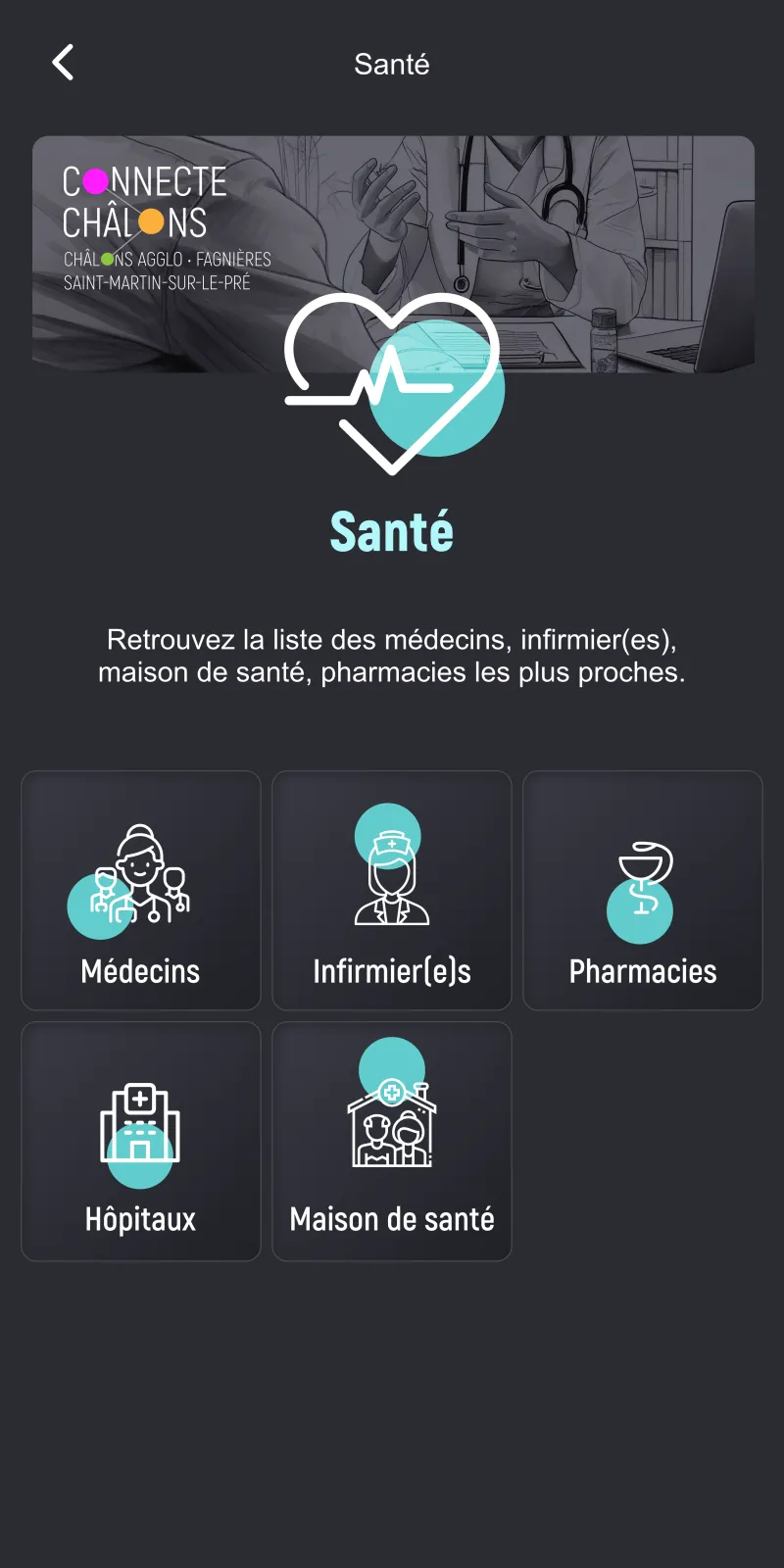 Écran santé et centres de soins