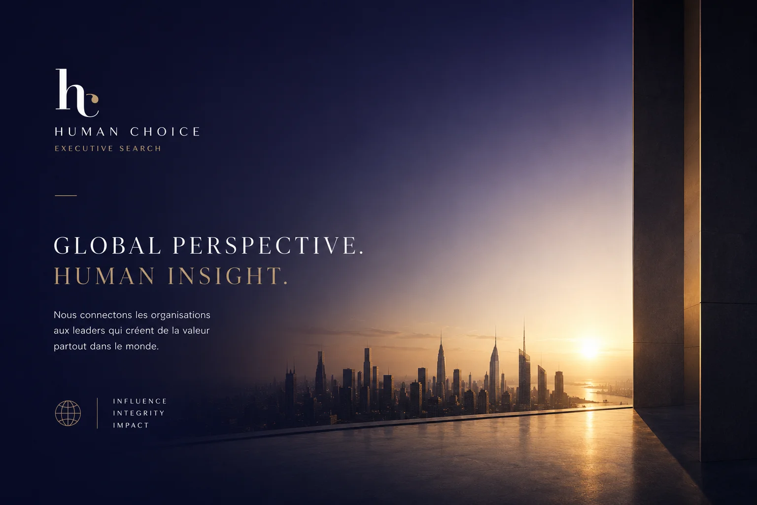 Support Human Choice : visuel paysage