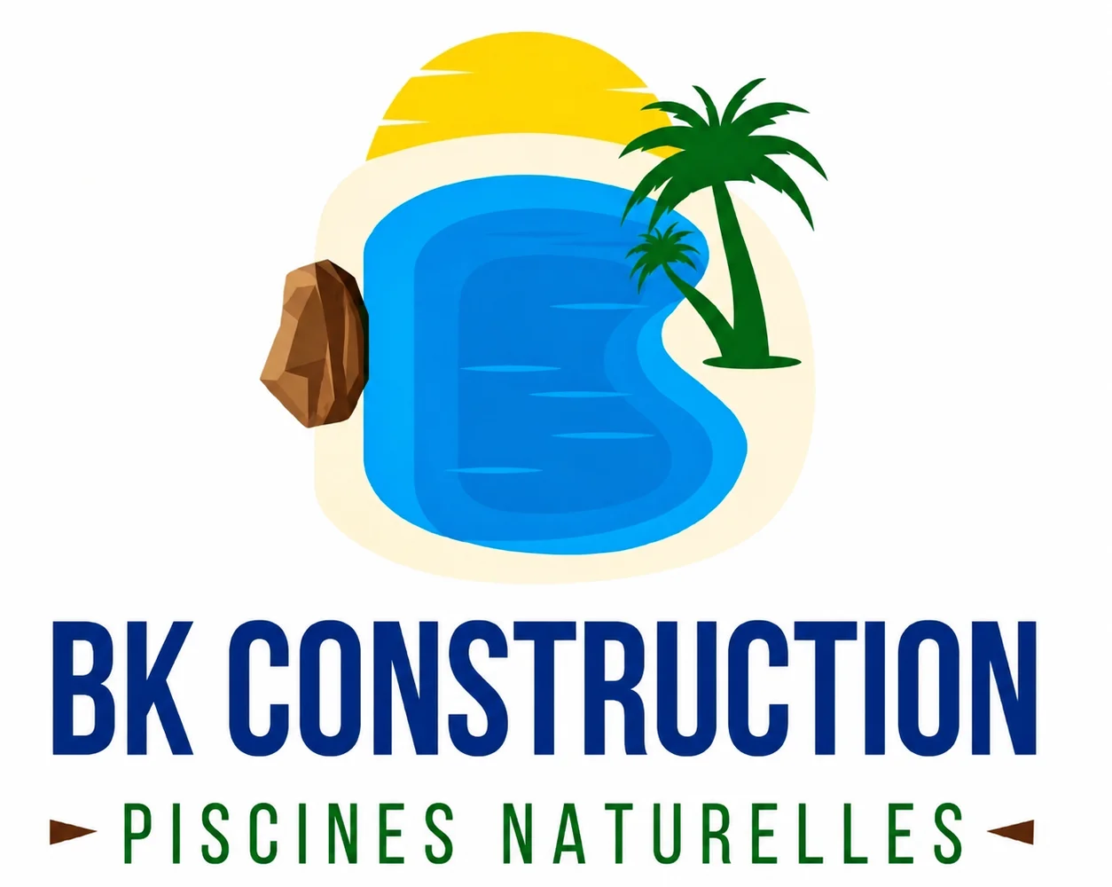 Ancien logo BK Construction · Piscines naturelles