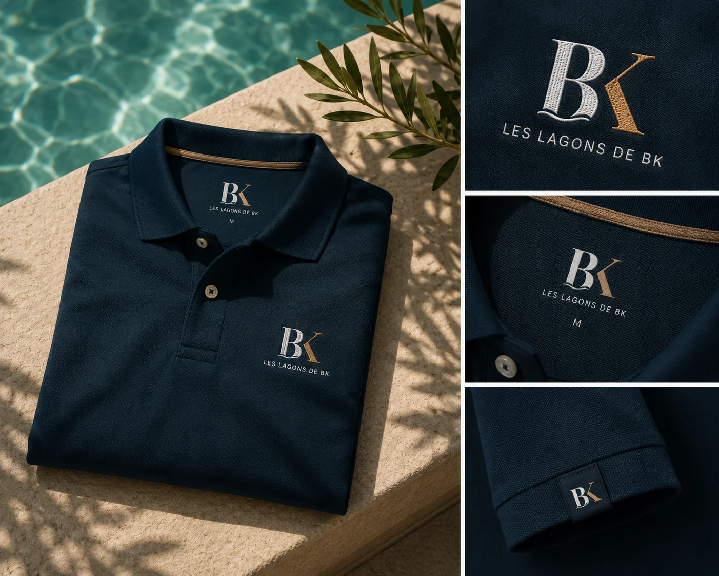Polo brodé BK