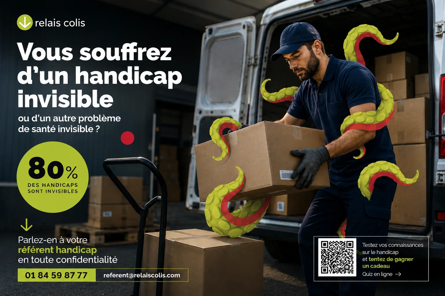 Déclinaison campagne handicap invisible : application en contexte entreprise
